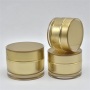 Professional Round Luxury Cosmetics Cream Empty Acrylic Jar 10g Recyclable Clear Acrylic Base with Plastic Cap for Eye Cream