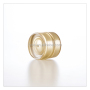 Professional Round Luxury Cosmetics Cream Empty Acrylic Jar 10g Recyclable Clear Acrylic Base with Plastic Cap for Eye Cream