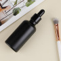 Wholesale  Tempered Black Essential Oil Glass Dropper Bottle Empty 30ml Matte Black Glass Bottle with Dropper