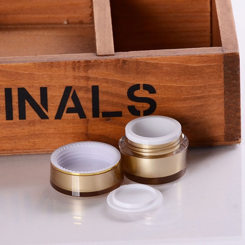 Luxury Factory Wholesale Plastic 5g 10g 15g 20g 30g Eye Care Packaging Cosmetic Jars Cosmetic Cream Jar  Cos