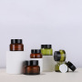 Eco-friendly Free Custom clear Glass Cream Jar for 50g Wholesale