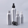Hangzhou Sunshine 30ml 1oz 50ml 100ml Aluminum Silver Round Shape Spray Trigger Pump Bottle in Stock for Selling