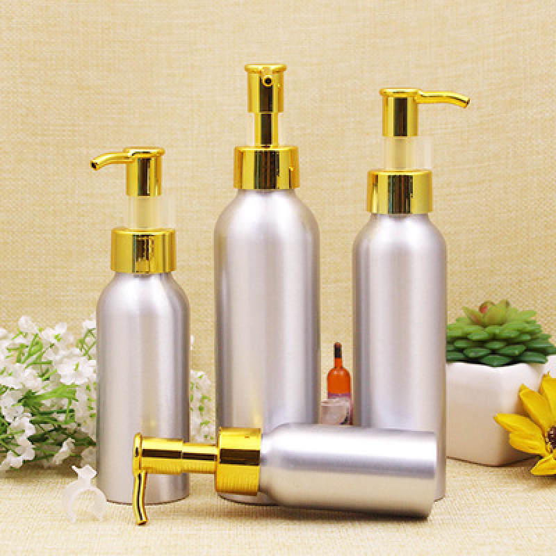 Hangzhou Sunshine 30ml 1oz 50ml 100ml Aluminum Silver Round Shape Spray Trigger Pump Bottle in Stock for Selling