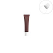 Chocolate color tube+slant lipbalm head+white cap