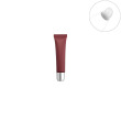 Burgundy tube+slant lipbalm head+matte silver cap