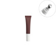 Chocolate color tube +silver zinc alloy head+white cap