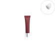 Burgundy tube+slant lipbalm head+silver cap