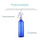 250ml PET Pump Spray Bottle Perfume Plastic Mister Spray Bottle for Disinfect Cleaning Solution