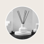 Luxury 100ml White Porcelain Aroma for Reed Diffuser Bottle Custom Design for Office Home Daily Use Crown Cap Ceramic Containers