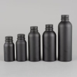 matte black bottle with black lid