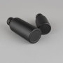 Limited Offer 40ml to 200ml Matte Black Aluminum Bottles Threaded Cap Refillable Containers for Lotions
