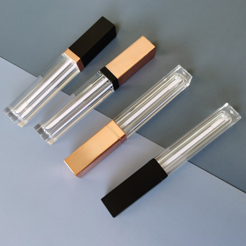 2024 Most Popular Best Seller square Lip Gloss Tubes Custom Unique Lip Tubes with Low MOQ for Cosmetic