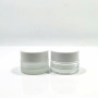 Empty Glass Jars in Bulk 5g Transparent Glass Wide Mouth Jars with White Lid