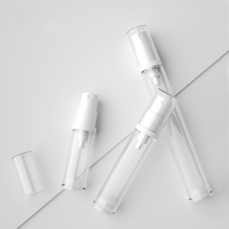 5ml 10ml 15ml Factory Customized Cosmetic Airless Spray Fine Mist Plastic Bottles