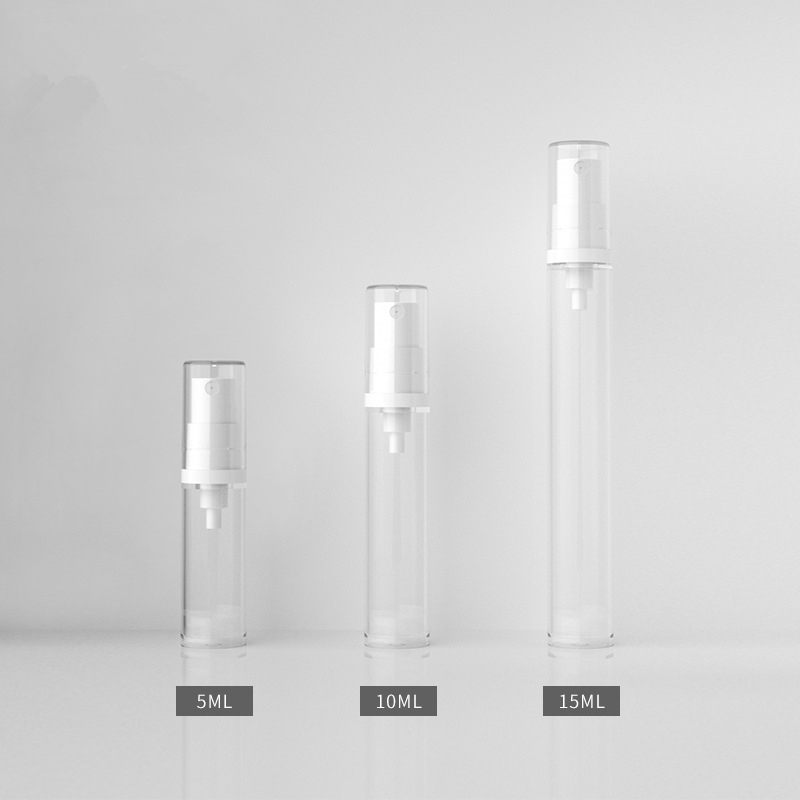 5ml 10ml 15ml Factory Customized Cosmetic Airless Spray Fine Mist Plastic Bottles