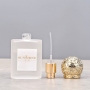 Hot Selling Luxury 30ml 50ml  Round Cap Refillable All Over Spray Bottles Flat Square  Perfume Glass Bottle Accept Customization
