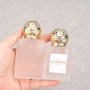 Hot Selling Luxury 30ml 50ml  Round Cap Refillable All Over Spray Bottles Flat Square  Perfume Glass Bottle Accept Customization