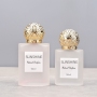 Hot Selling Luxury 30ml 50ml  Round Cap Refillable All Over Spray Bottles Flat Square  Perfume Glass Bottle Accept Customization