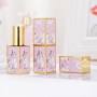 3D Embossed Magnetic Buckle Lipstick Tube 12.1mm Lip Package