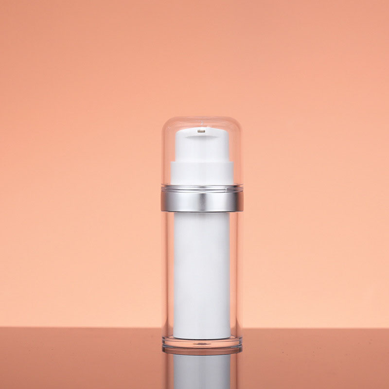 Custom PP Airless Vacuum Bottle 15ml 30ml 50ml Eco Friendly with Replaceable Inner Container for Cosmetic Packaging
