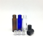 10ml Amber Glass Roll-on Bottle Empty Roller for Ball Vial for Essential Oils