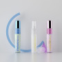 New Arrival 5ml Small Plastic clear Spray Bottle Perfume Pen Sample Bottle PP Empty Blue Perfume Bottles