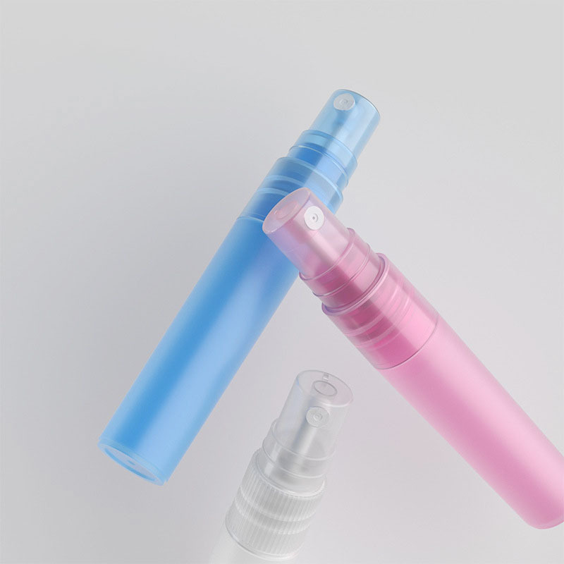 New Arrival 5ml Small Plastic clear Spray Bottle Perfume Pen Sample Bottle PP Empty Blue Perfume Bottles