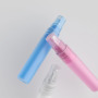New Arrival 5ml Small Plastic clear Spray Bottle Perfume Pen Sample Bottle PP Empty Blue Perfume Bottles