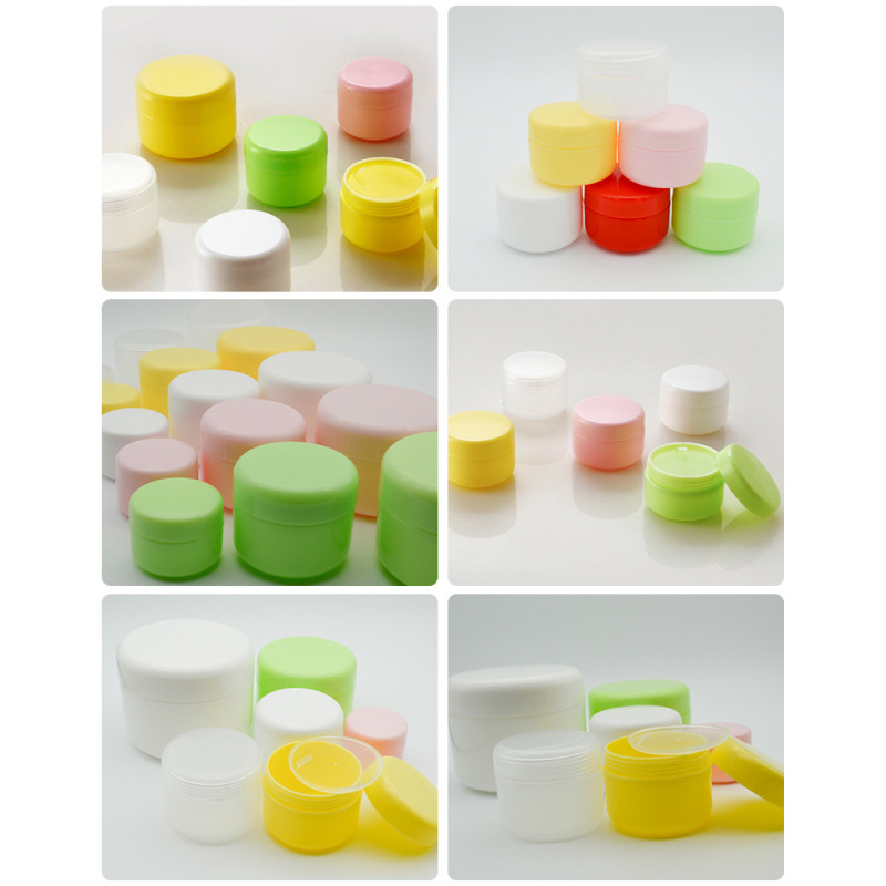 Luxury 200g Round Pink Green Cream PP Colorful Empty Container for Cosmetics Widely Used Luxury Packaging