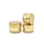 Gold Thick Wall Acrylic Cosmetic Jar 50ml with Skin Care Use
