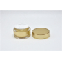 Gold Thick Wall Acrylic Cosmetic Jar 50ml with Skin Care Use