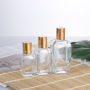 Roll on Glass Vial Bottle with Stainless Steel Roller and Aluminum Cap
