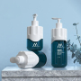 300ml 500ml 700ml White in Stock Light Luxury Body Lotion Wash Hair Shampoo Bottle Set and Support Color Customization