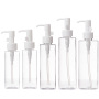Clear Lotion Bottle Luxury 100ml Lotion Bottle 120ml Plastic Pump Bottle Makeup Remover Oil Plastic Empty Lotion Bottles