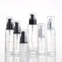 Wholesale Glass Bottles 20ml 30ml 50ml Round Glass Bottle With Pump