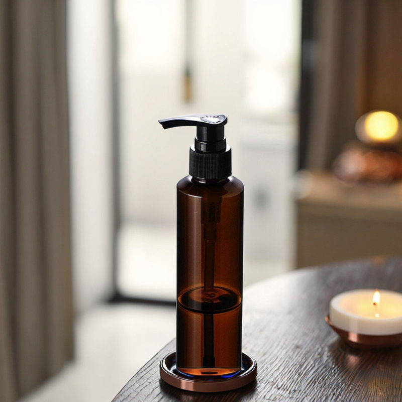 Guangzhou Amber Colored Cosmetic Cream 100ml Plastic Bottle for Sale