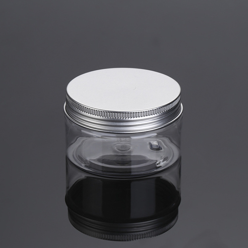 Luxury 100ml Empty PET Plastic Cosmetic Skin Care Cream Jars with Different Lids