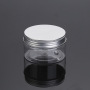 Luxury 100ml Empty PET Plastic Cosmetic Skin Care Cream Jars with Different Lids