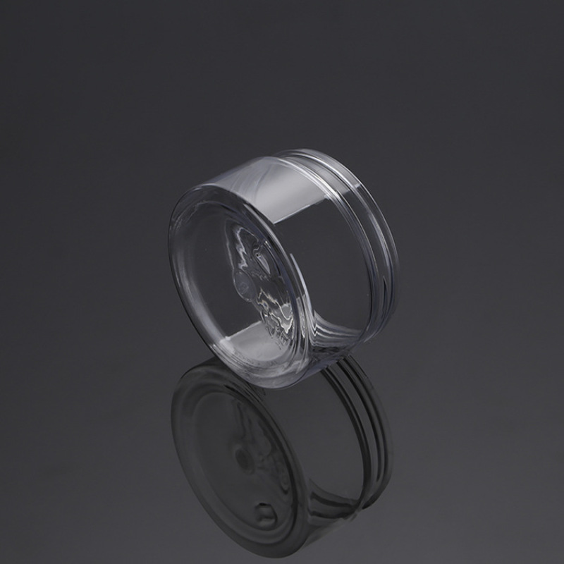 Luxury 100ml Empty PET Plastic Cosmetic Skin Care Cream Jars with Different Lids