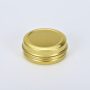 HANGZHOU SUNSHINE Hot Style 60ml 2oz Flat Gold Tin Candle Jar with Gold Lid for Ready to Ship