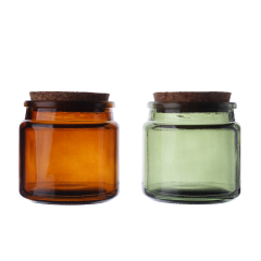Glass Candle Jar 100 ml 200 ml Empty Glass Container Glass Jar Amber Glass Jar Green Glass Jar Candle Making Product