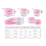 Factory Price Cheap Empty Plastic Mini Cosmetic 10 Gram Jar pink Cosmetic Jars and Bottles