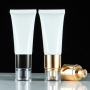 Hot Selling 50ml Soft Plastic Airless Tube Empty Cosmetic Packaging with Screw Cap for Skin Care