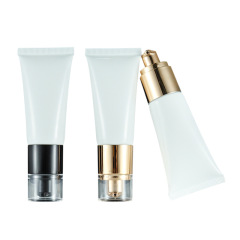 Hot Selling 50ml Soft Plastic Airless Tube Empty Cosmetic Packaging with Screw Cap for Skin Care