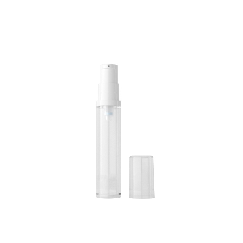 Luxury Customizable Lotion Transparent 5ml 10ml 15ml Plastic Airless Pump Bottles