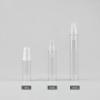 Luxury Customizable Lotion Transparent 5ml 10ml 15ml Plastic Airless Pump Bottles