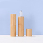 5ml10ml Luxury Bamboo Packaging Cosmetics Essential Oil Serum Roll on Bottle With Glass Inner