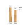 5ml10ml Luxury Bamboo Packaging Cosmetics Essential Oil Serum Roll on Bottle With Glass Inner