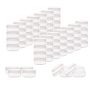 Empty Plastic Jar 3g Empty 3g Mini Plastic Cream Sample Jars Eye Cream Jar Cosmetic Container with Colored Lids