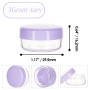 Empty Plastic Jar 3g Empty 3g Mini Plastic Cream Sample Jars Eye Cream Jar Cosmetic Container with Colored Lids
